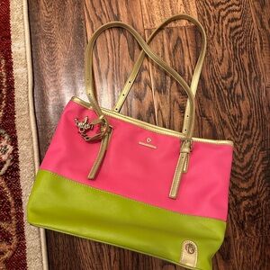 Spartina Pink and Green Women's Tote Bag